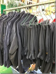 安価クリーニングご希望の事業所向け、洗いっぱなし簡易納品例。